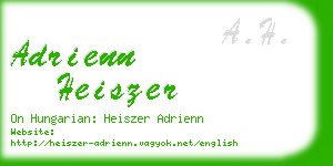 adrienn heiszer business card